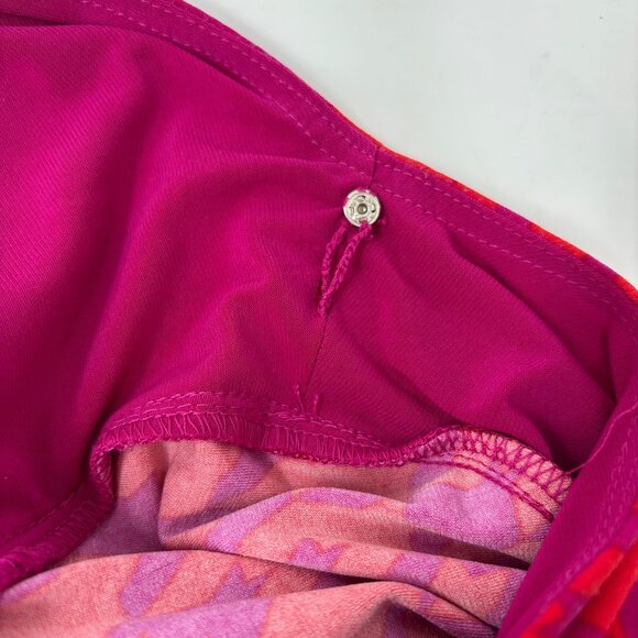 Anne Klein 3/4 length plum orange gathered waist dress - Picture 9 of 10